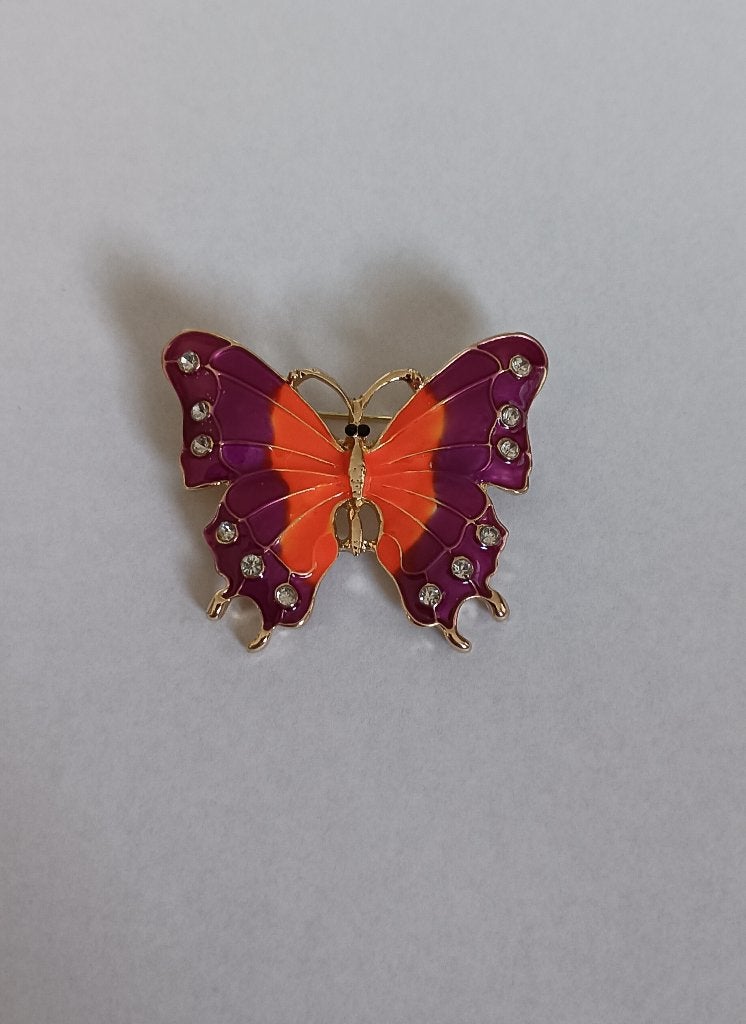 Vlinder broche, Overige materialen, Overige kleuren, Minder dan 4 cm, Nieuw