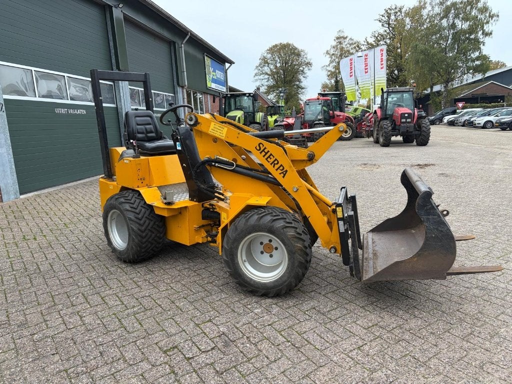 Sherpa 300 Mini shovel, Ophalen, Wiellader of Shovel