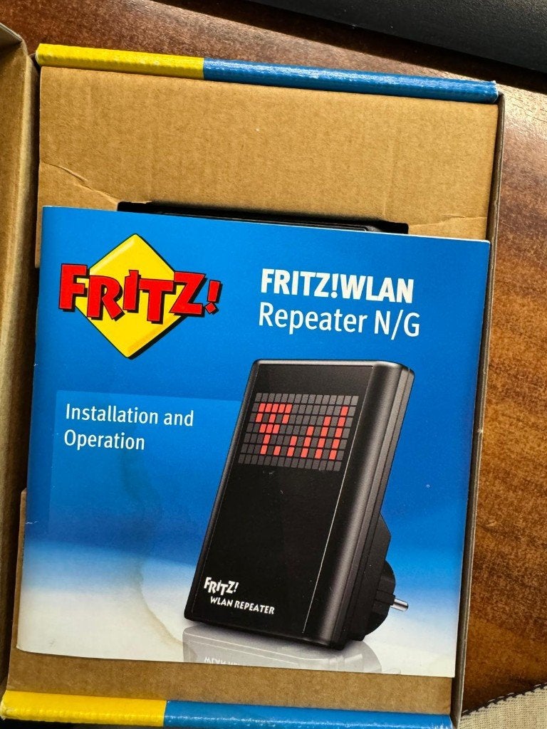 Fritz!Wlan repeater N-G, Computers en Software, Ophalen of Verzenden, Nieuw, FRITZ!WLAN