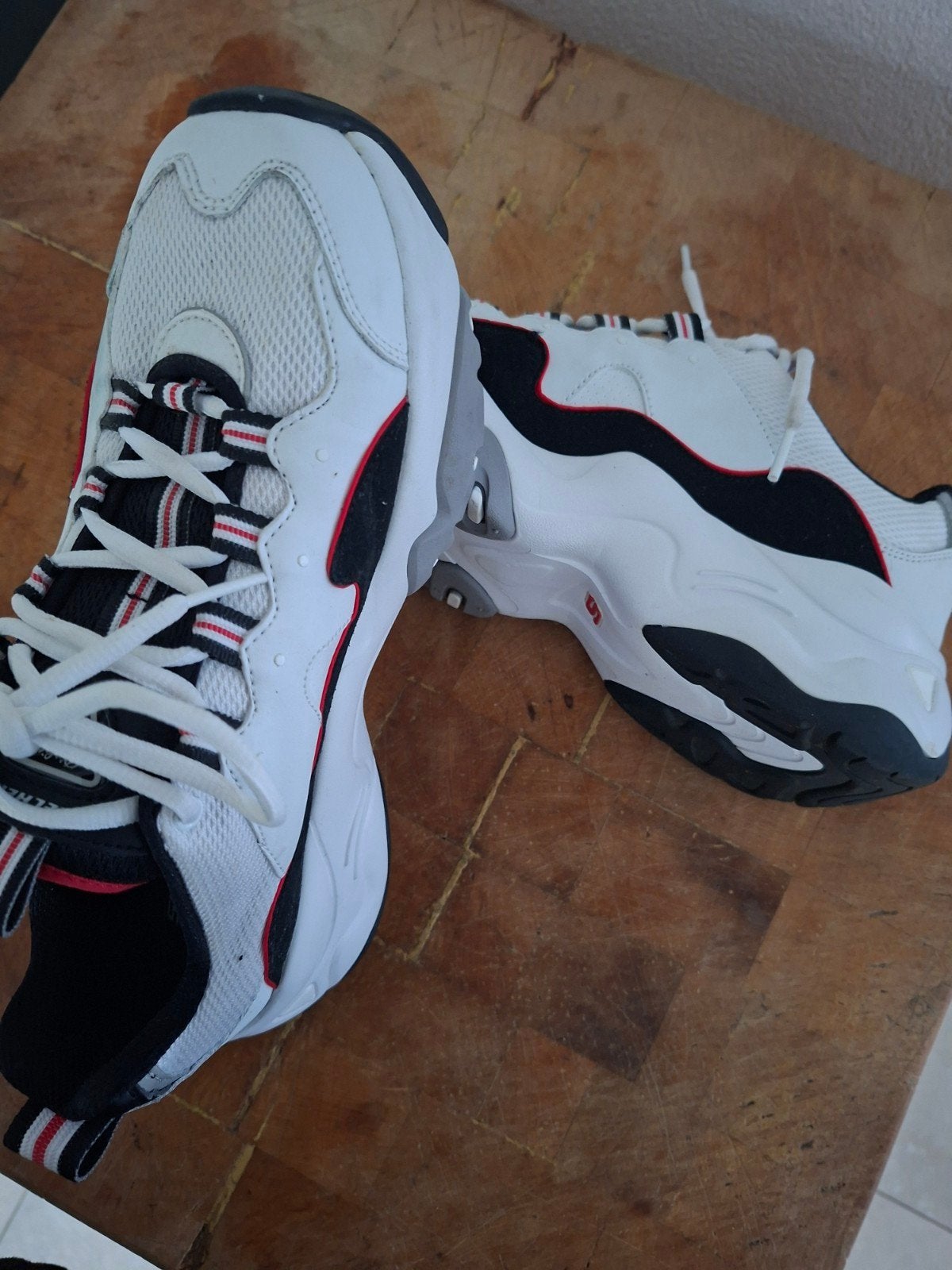 Skechers Air-Cooled Memory Foam Sneakers - Maat 40, Skechers, Wit, Ophalen of Verzenden, Sneakers of Gympen