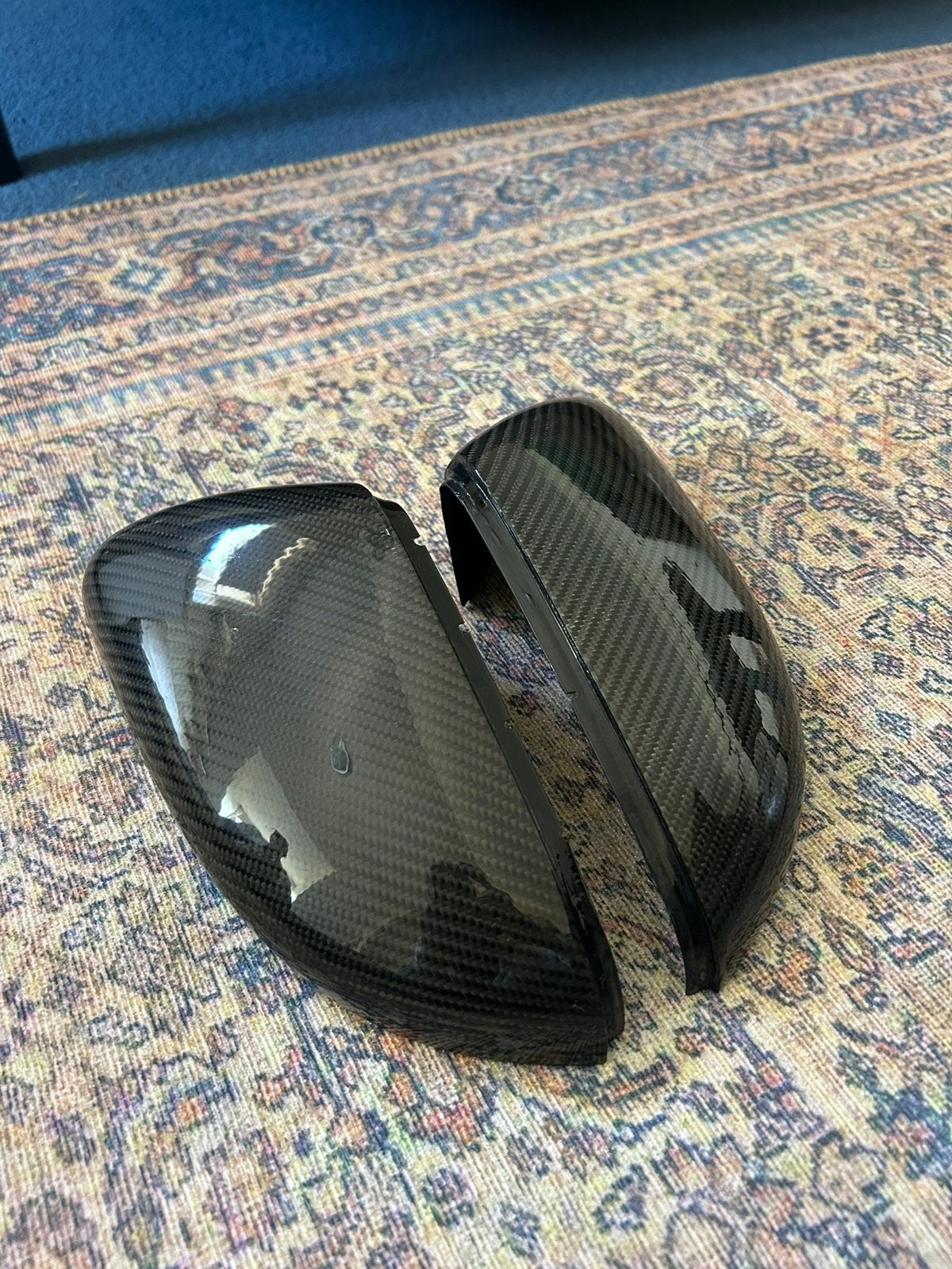 VW Golf MK6 GTI, R Carbon Spiegelkappen (2008-2013), Auto-onderdelen, Ophalen of Verzenden, Nieuw, Volkswagen