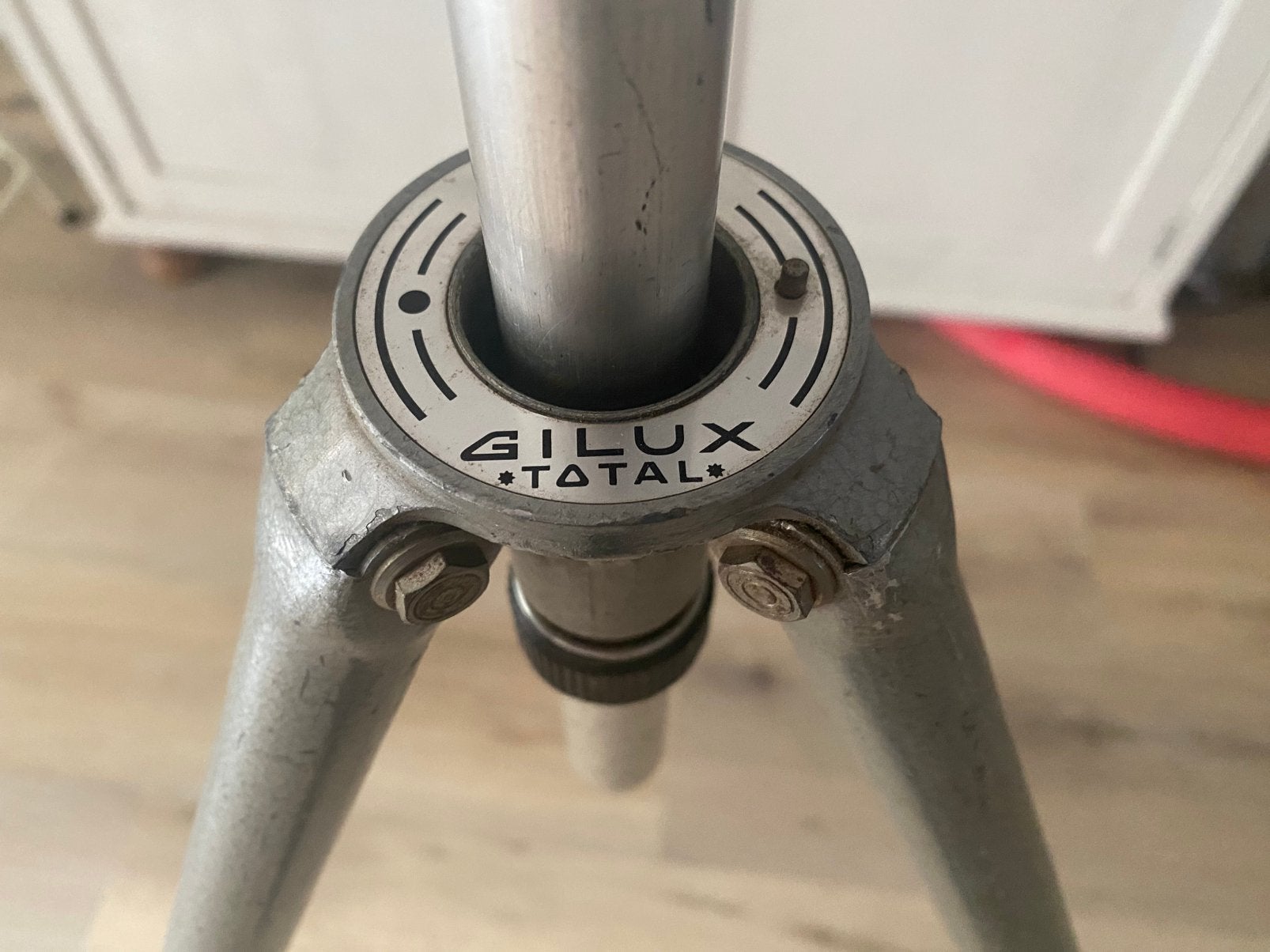 Vintage Gitzo Gilux Total statief, Gebruikt, Middenzuil, Gitzo, Ophalen of Verzenden