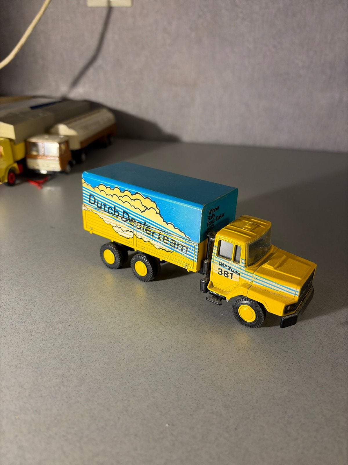 DAF Truck 381 Dutch Dealerteam Rally Parijs-Dakar, Ophalen of Verzenden, Zo goed als nieuw, Bus of Vrachtwagen, Lion Toys
