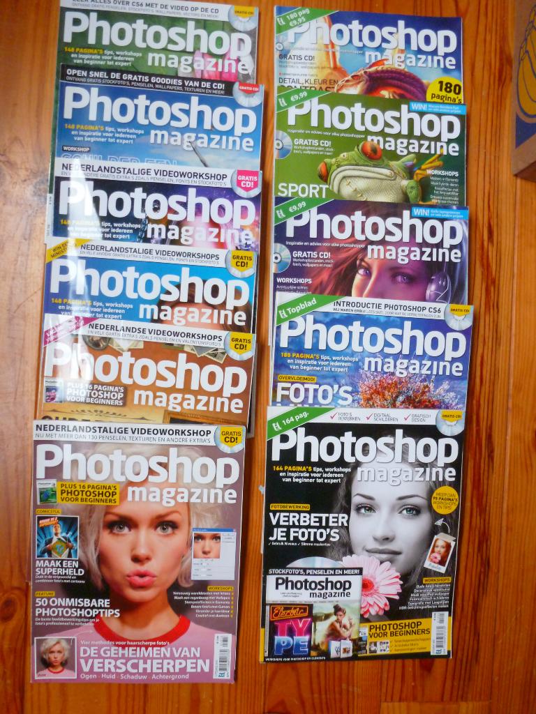 Photoshop magazine 11 stuks, Ophalen of Verzenden, Gelezen