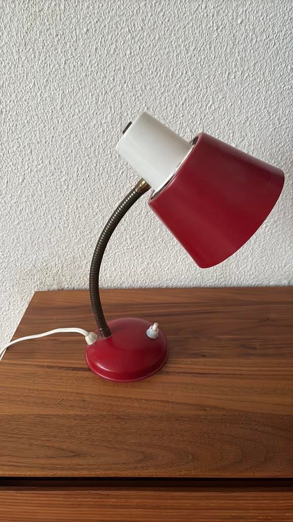 Mid century ‘50 bureaulamp Hala Zeist Busquet, Ophalen of Verzenden, Zo goed als nieuw, Minder dan 50 cm