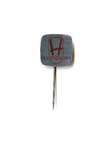 onbekend blikken speldje Hogendoorn, Ophalen of Verzenden, Gebruikt, Overige onderwerpen, Speldje of Pin