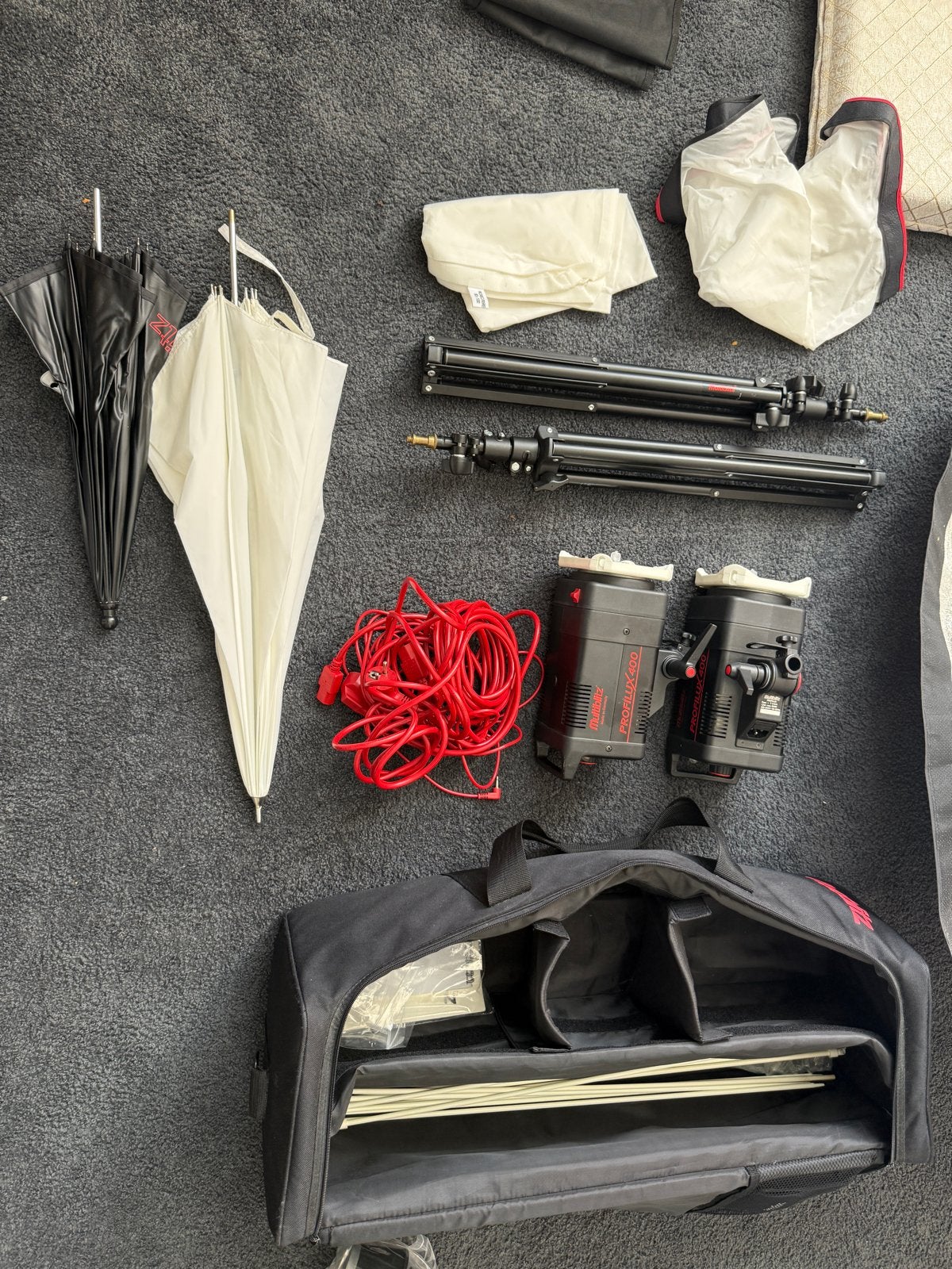Complete Fotostudio Set met Flitsers en Accessoires, Complete fotostudio, Ophalen of Verzenden, Zo goed als nieuw, Overige merken