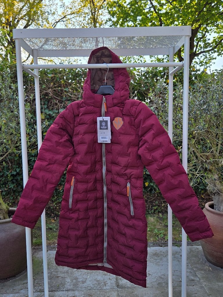 Jas Elegance, Kleding | Dames, Jassen | Winter, Ophalen of Verzenden, Nieuw, Maat 34 (XS) of kleiner, Rood