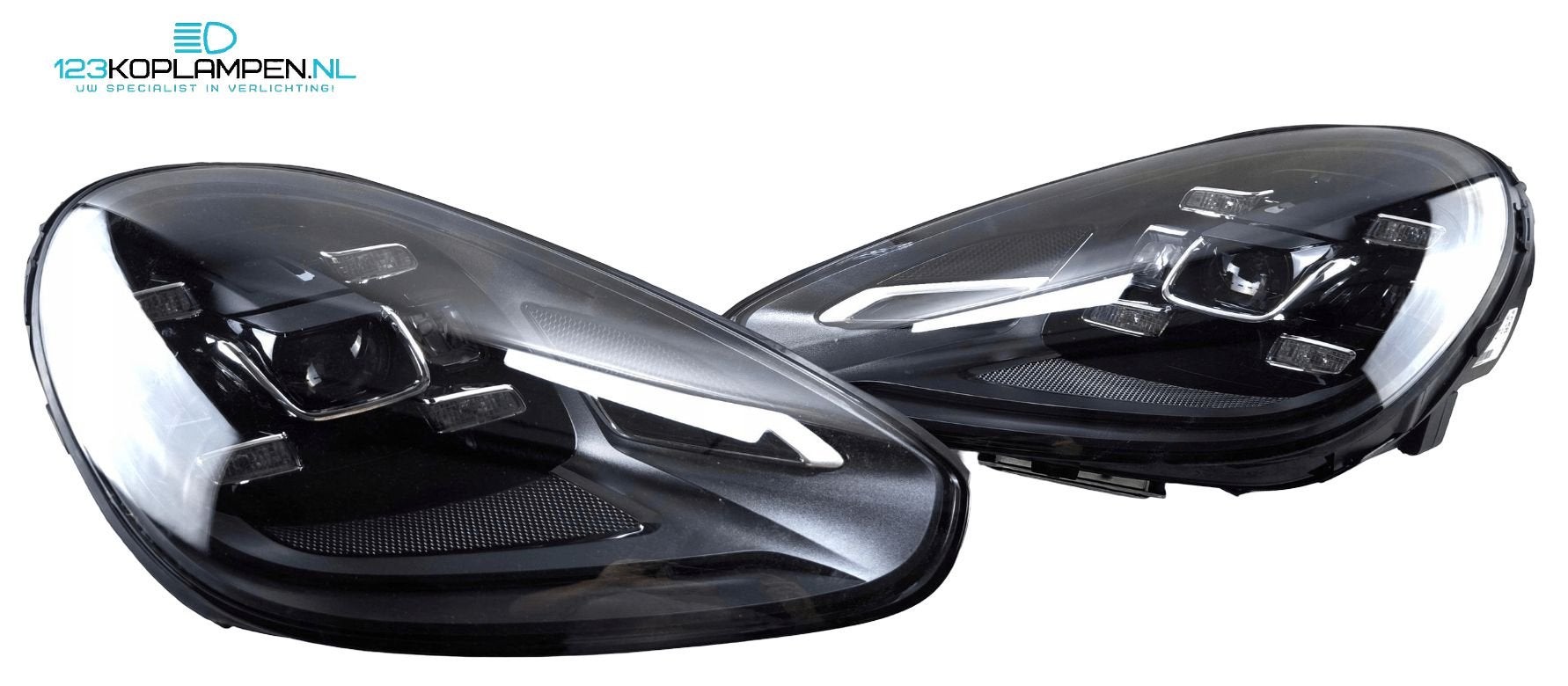 Porsche Cayenne 7P facelift Full LED koplampen links rechts, Auto-onderdelen, Gebruikt, -, -, Porsche