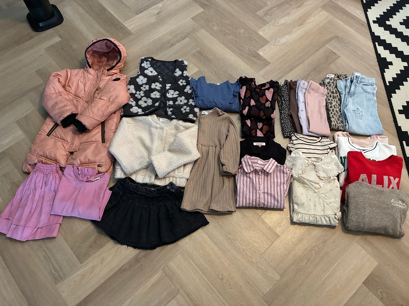 Kleding pakket meisje 110/116 Alix the label/Zara/Hema etc!, Ophalen of Verzenden, Gebruikt, Maat 110