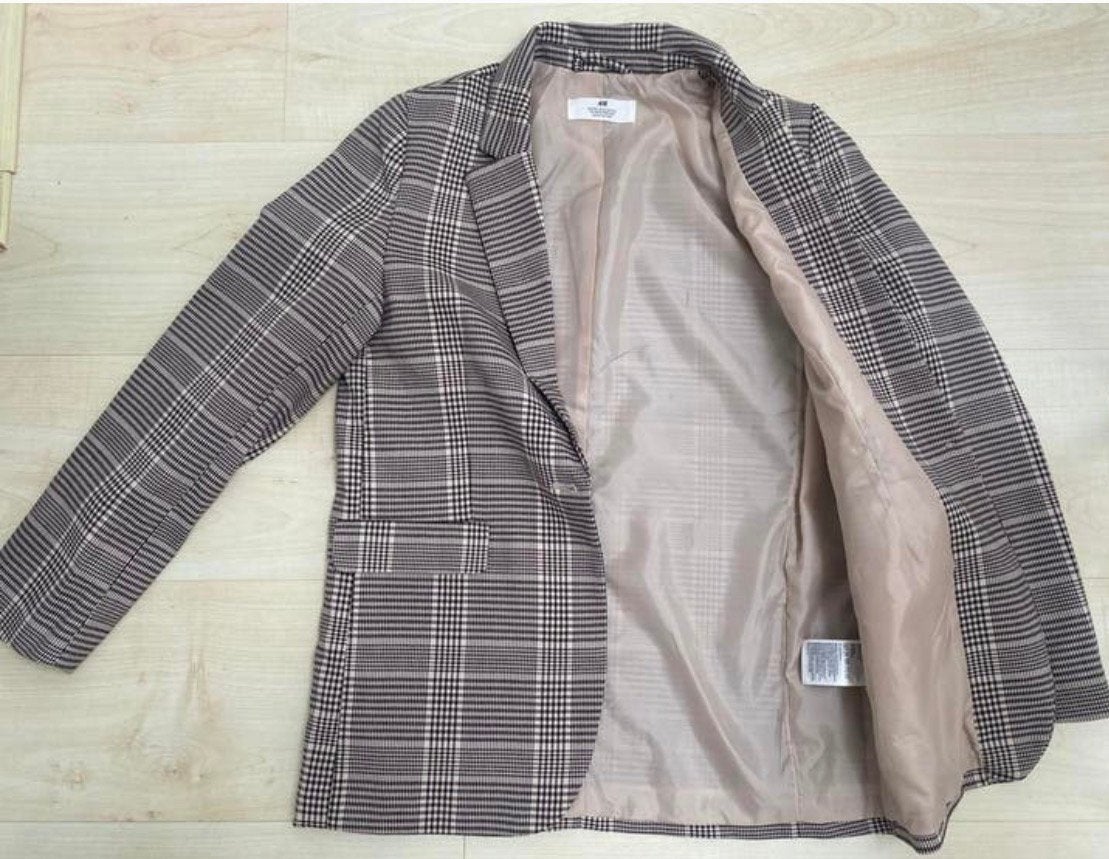 H&M Blazer maat 152, Ophalen of Verzenden, Zo goed als nieuw, Meisje, Jas