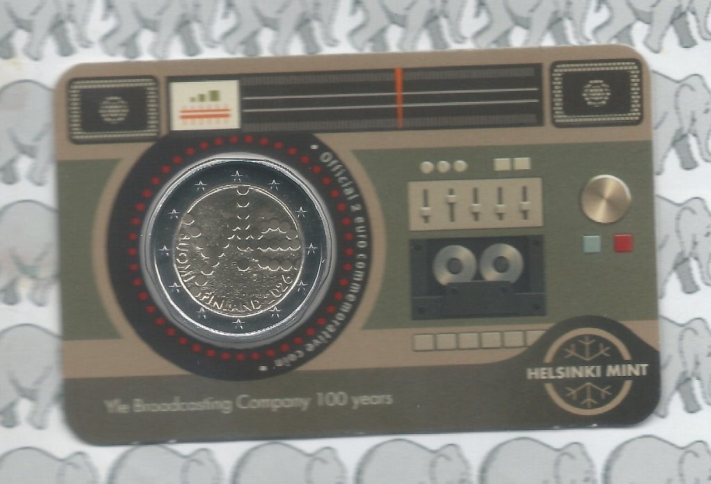 Finland 2 euro 2026(40e)100 jaar Finse radio omroep"zie oms), Ophalen of Verzenden, Finland, 2 euro, Losse munt