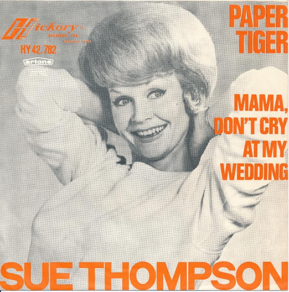 2468 Sue Thompson - Paper tiger (1964), Ophalen of Verzenden, Gebruikt, Pop