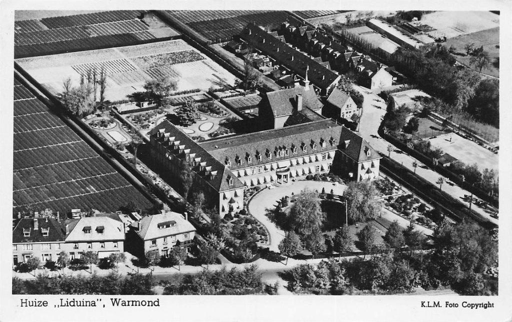 703-466-041 Huize Liduina Warmond KLM Foto, Verzamelen, Verzenden, Voor 1920, Zuid-Holland