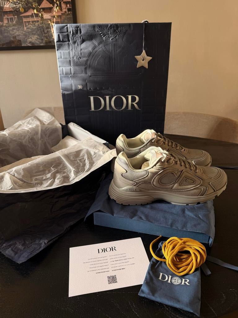 Dior x Stone Island B30 Sneaker maat 42 gray, Ophalen, Overige kleuren, Nieuw, Sneakers of Gympen