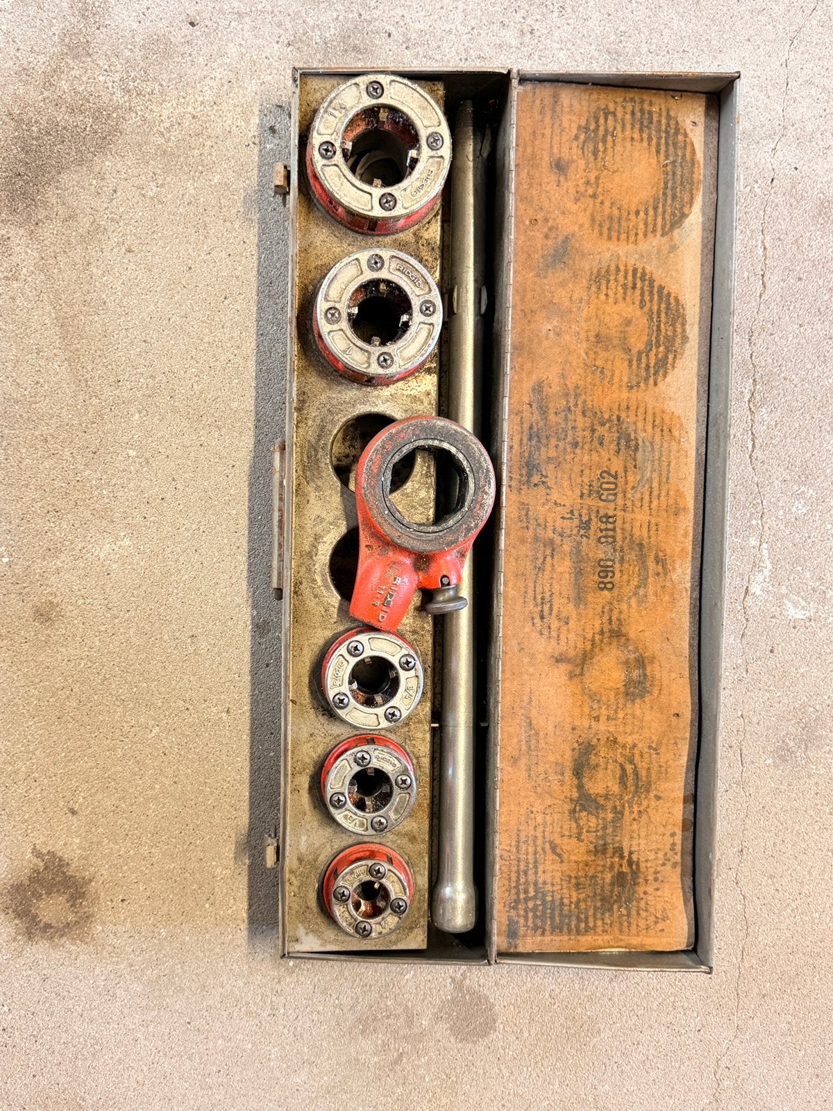 Ridgid draadsnijset, Doe-het-zelf en Verbouw, Gereedschap | Handgereedschap, Ophalen, Gebruikt