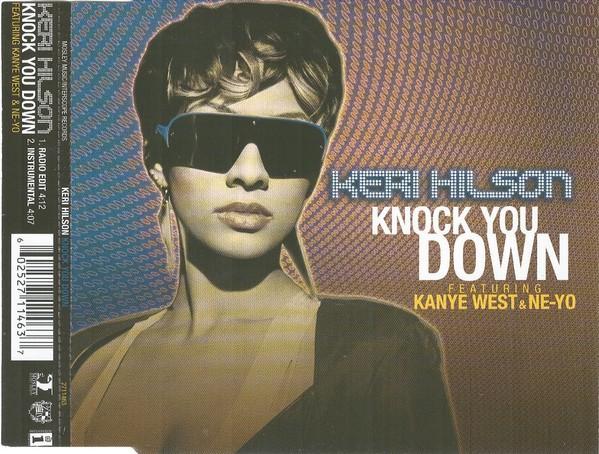 KERI HILSON CD SINGLE KNOCK YOU DOWN + KANYE WEST + NE-YO, Ophalen of Verzenden, Zo goed als nieuw, Pop