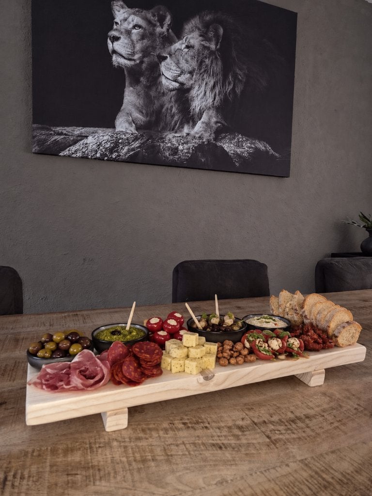 Steigerhouten tapasplank/borrelplank–handgemaakt–Nu €15, Hout, Meerkleurig, Nieuw, Ophalen of Verzenden