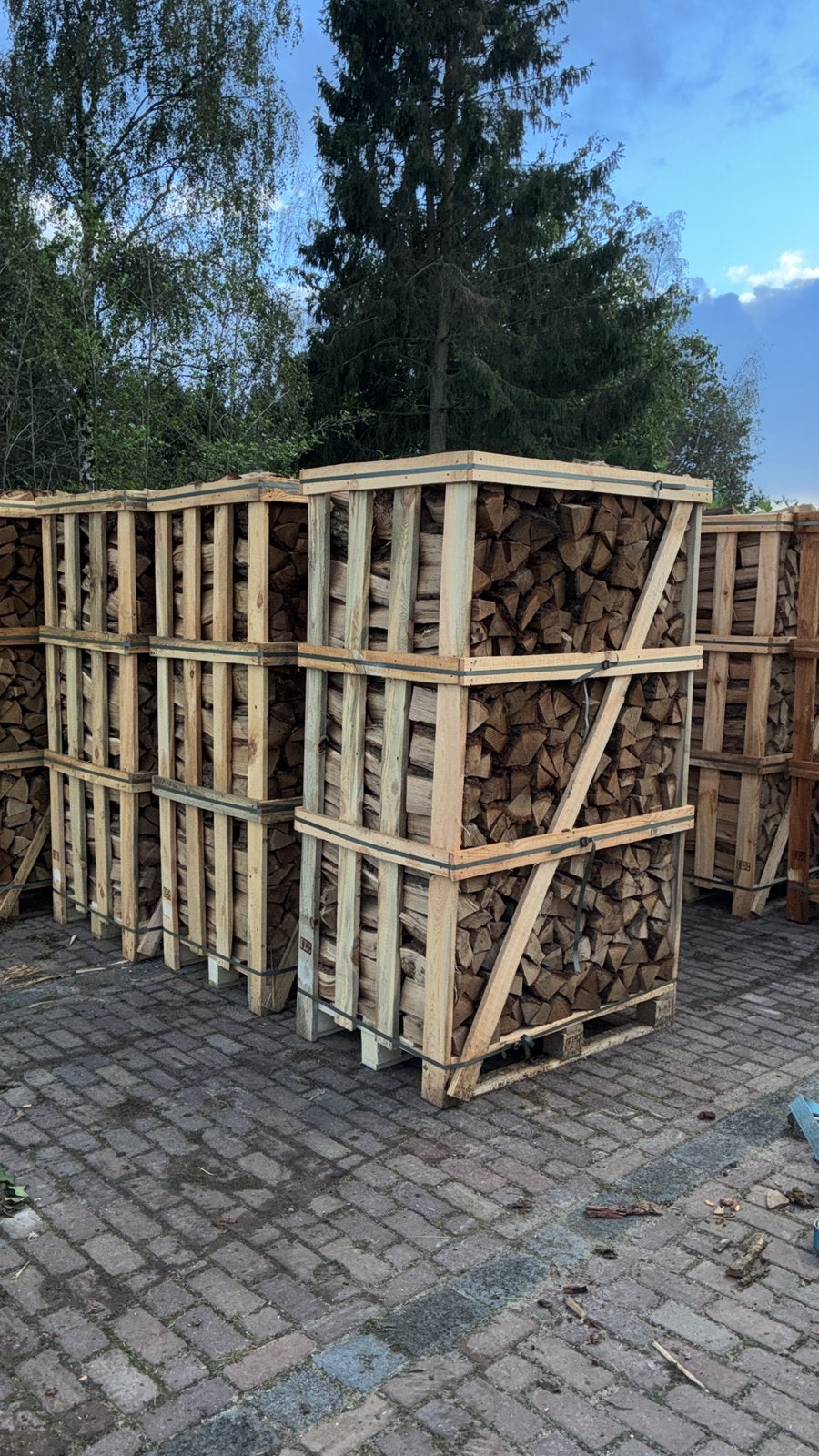 Oven Gedroogd Eikenhout openhaardhout 212,50 per kuub, Tuin en Terras, Minder dan 3 m³, Ophalen