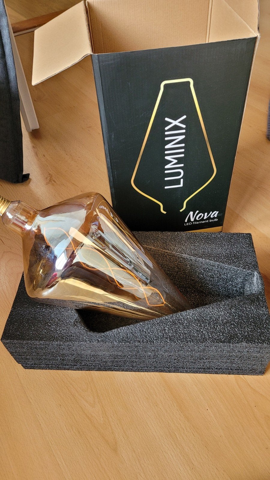 Luminix lampenset met zwart ophangsysteem en 3 lampen, Ophalen, Modern, Decoratief, Nieuw, E27 (groot)