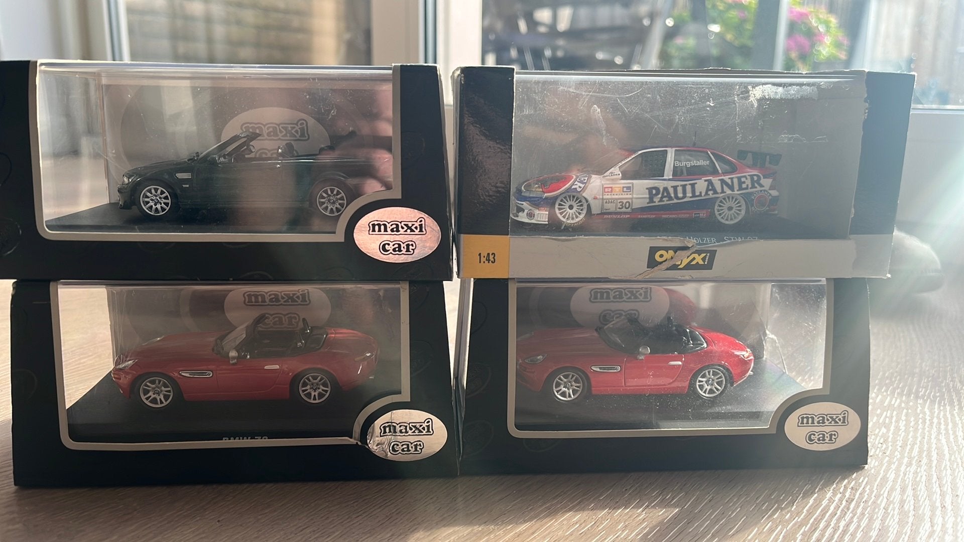 BMW M3 Cabrio, BMW Z8, Opel Vectra STW, Hobby en Vrije tijd, Modelauto's | 1:43, Ophalen of Verzenden, Gebruikt, Auto, Overige merken