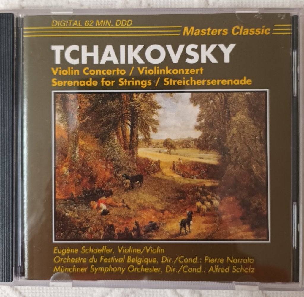 Tchaikovsky - Vioolconcerten in D en C - Eugène Schaeffer, Ophalen of Verzenden, Zo goed als nieuw, Romantiek, Orkest of Ballet