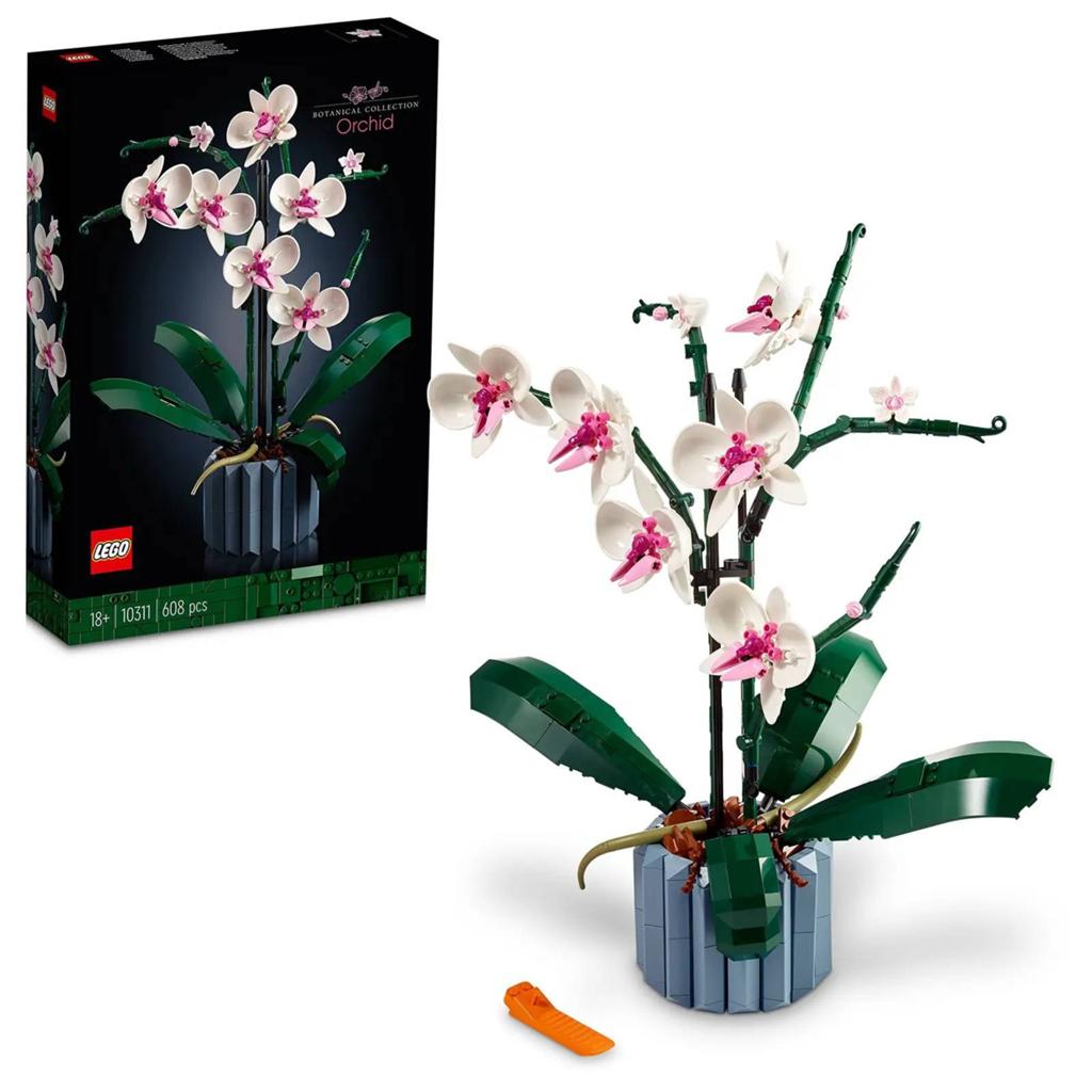 LEGO Icons Orchidee - Botanische Collectie - 10311, Ophalen, Lego, Compleet, Zo goed als nieuw
