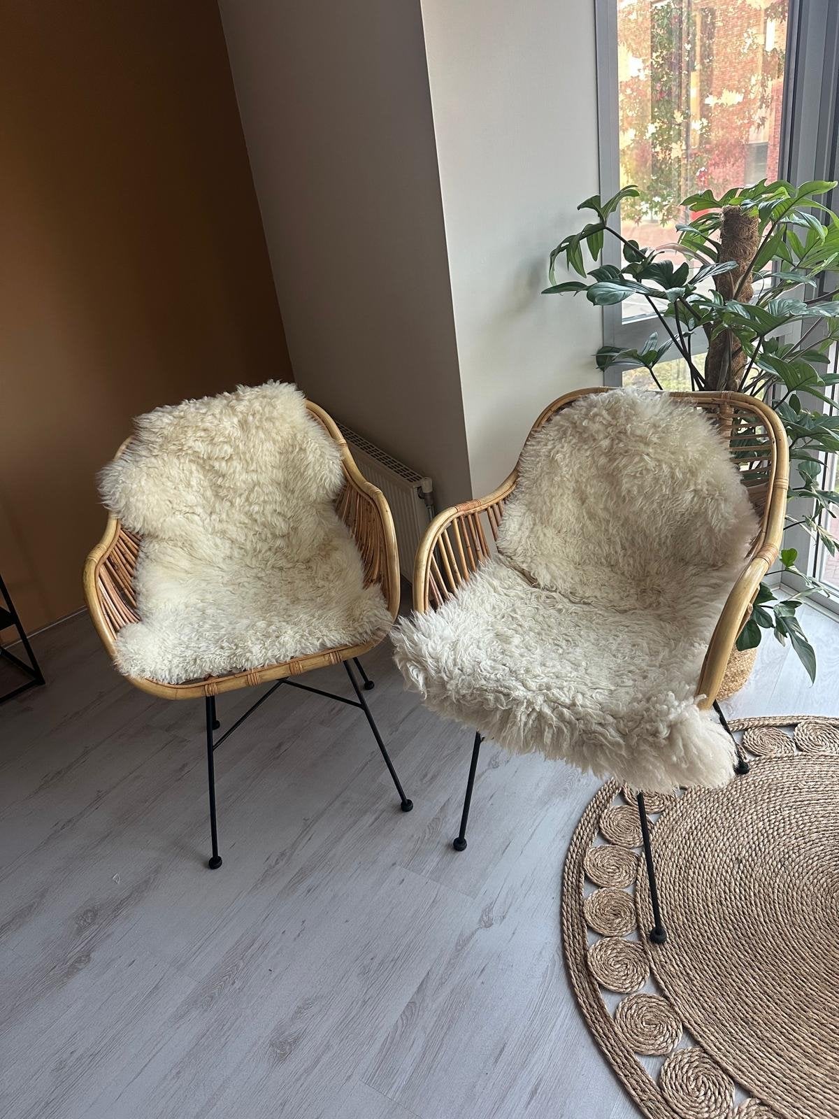 Set van 2 stoelen voor binnen, Ophalen, Twee, Overige kleuren, Riet of Rotan