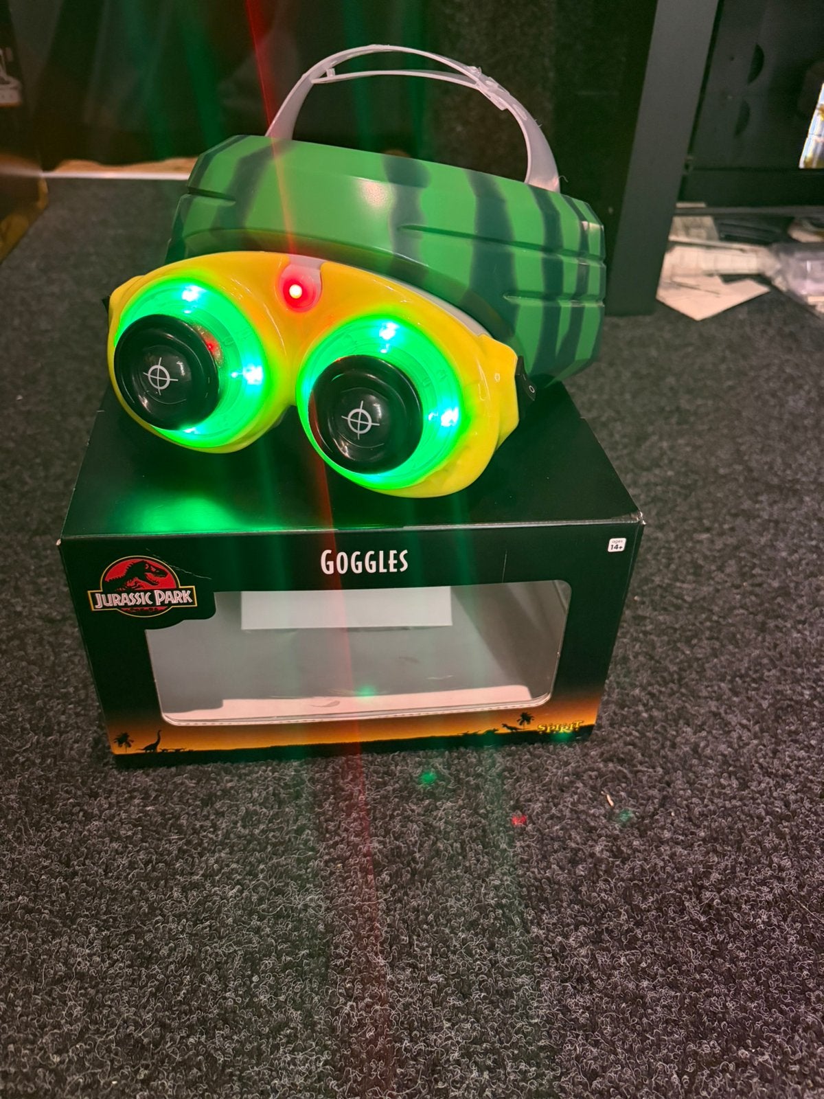 Jurassic Park Night Goggles , spirit Halloween, Verzamelen, Ophalen of Verzenden, Zo goed als nieuw