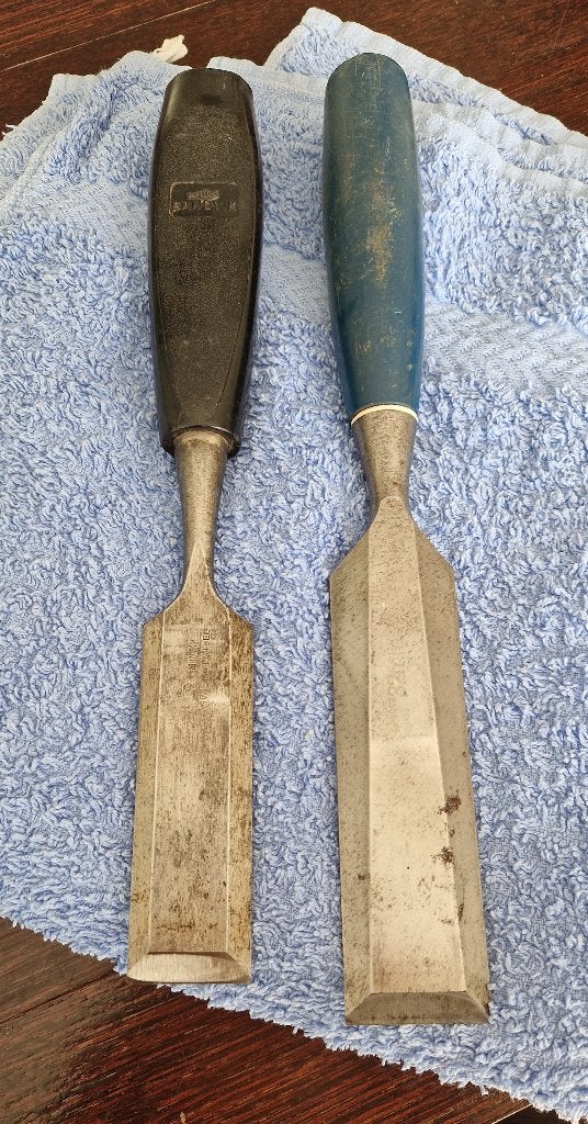 2 stuks kwaliteits hout beitels., Ophalen, Gebruikt, Beitel