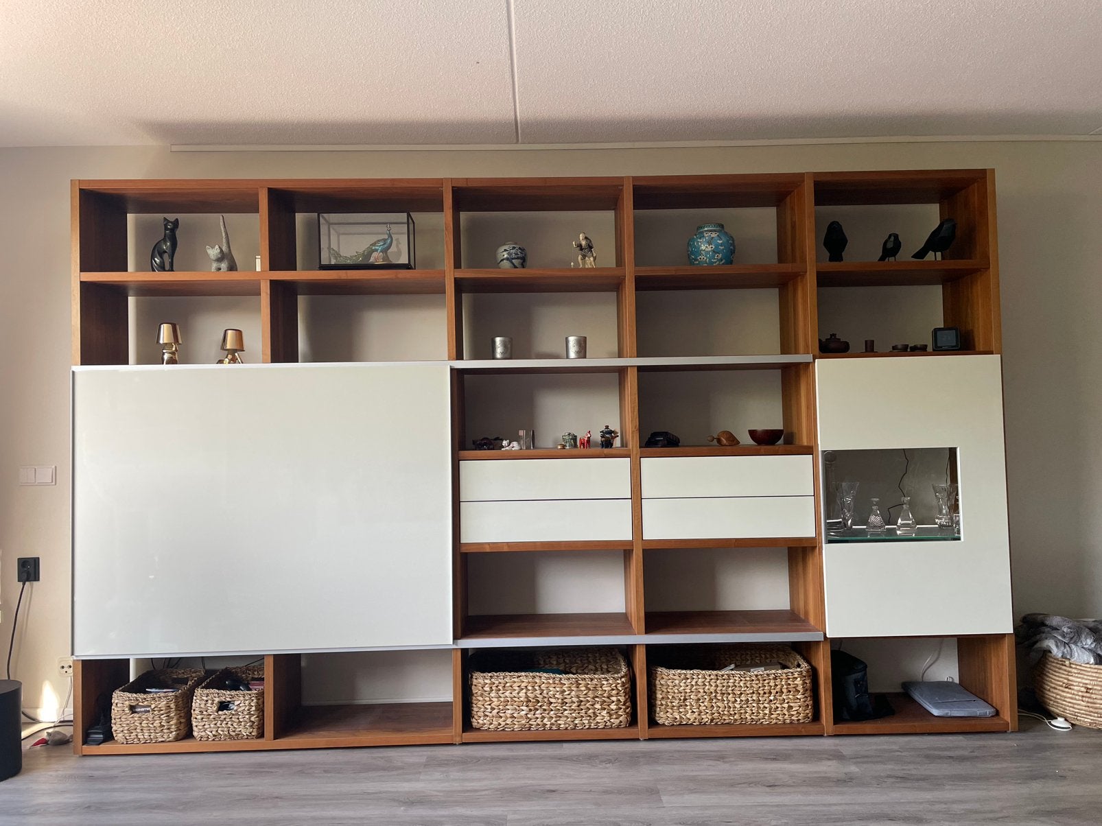 Tv wandmeubel, Ophalen, Gebruikt, Met lade(s), 200 cm of meer