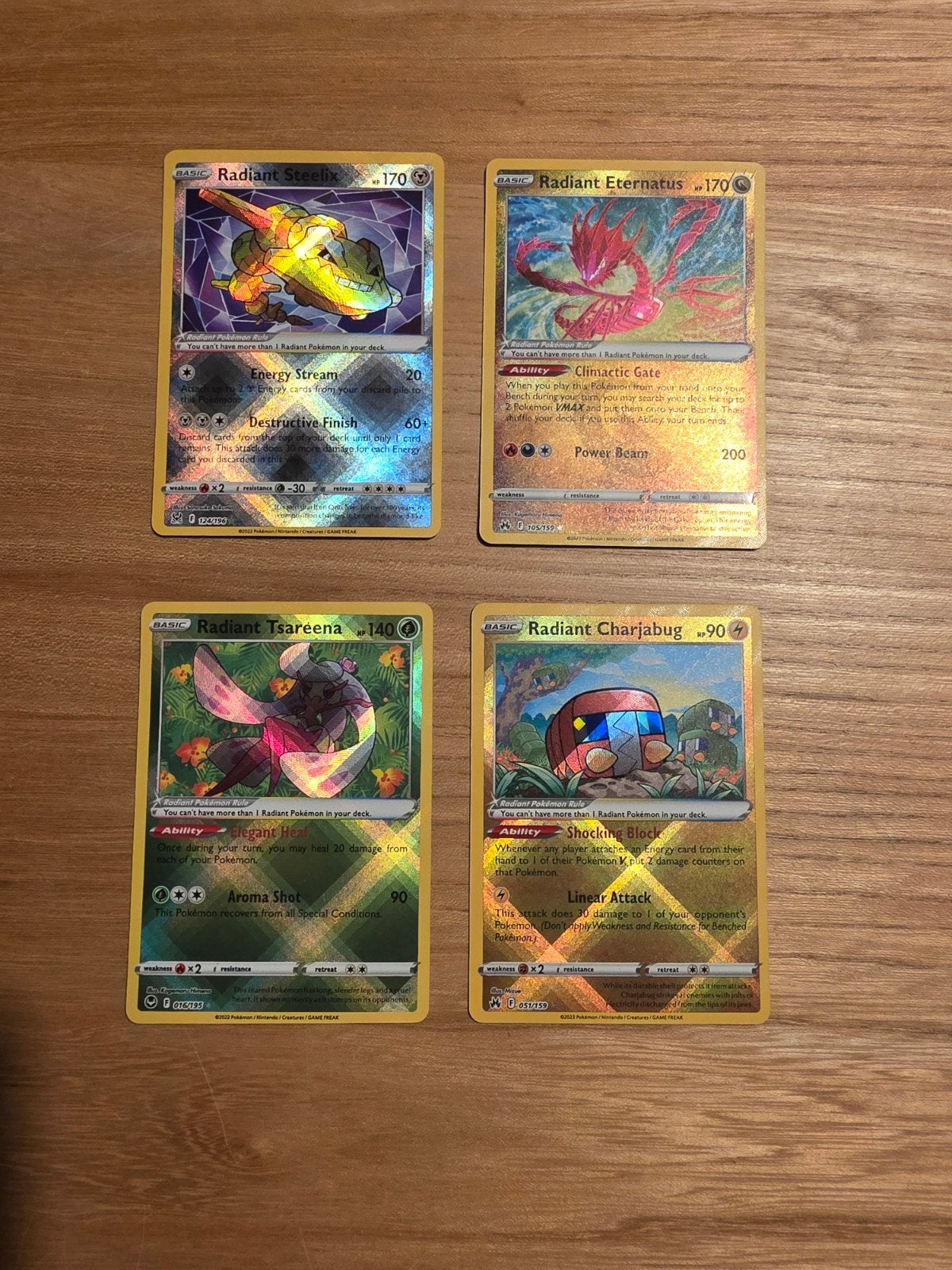 Radiant pokemon kaarten set, Ophalen of Verzenden, Meerdere kaarten