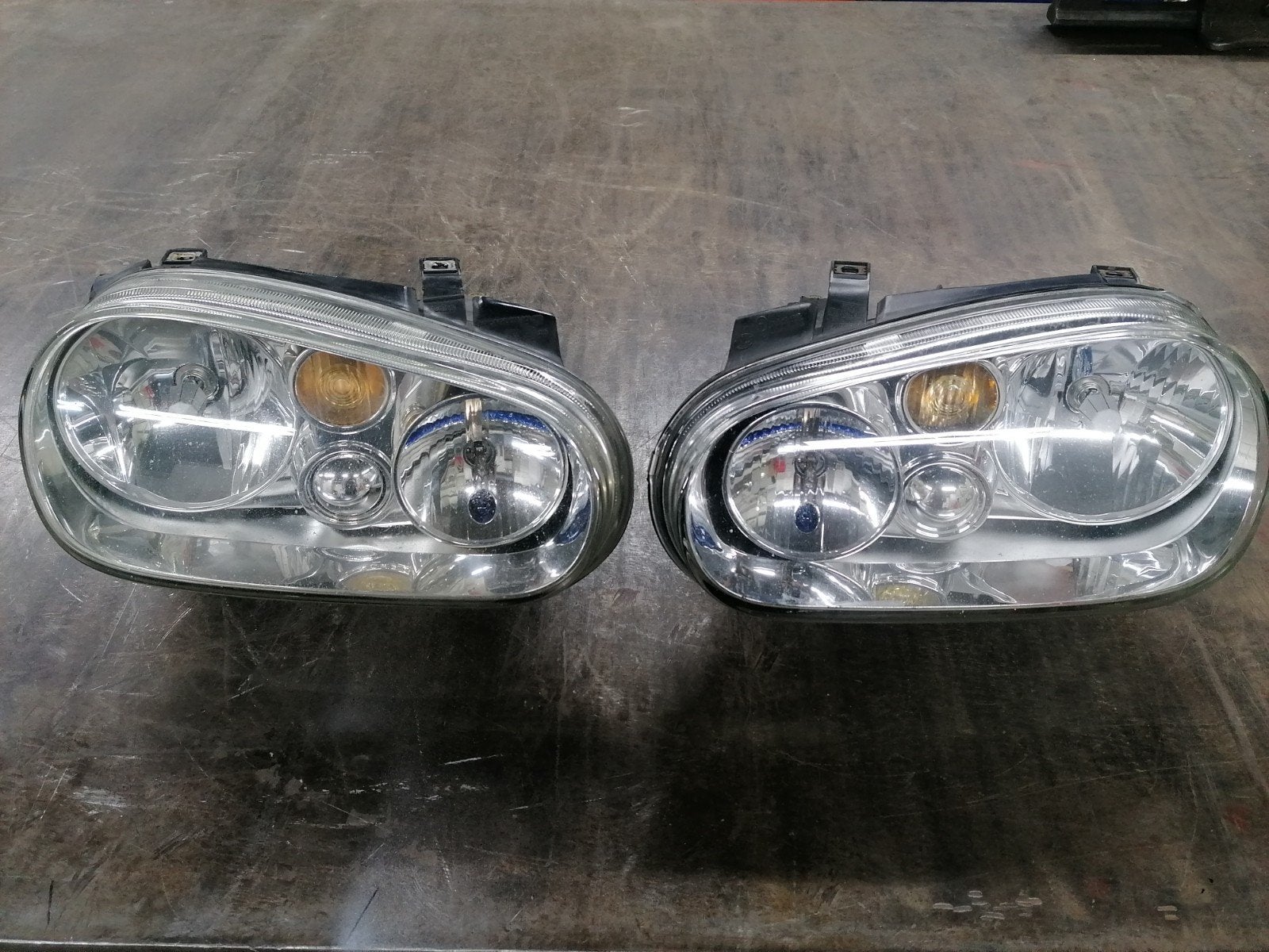 Koplampen Volkswagen Golf 4 (set van 2), Auto-onderdelen, Ophalen of Verzenden, Gebruikt, Volkswagen