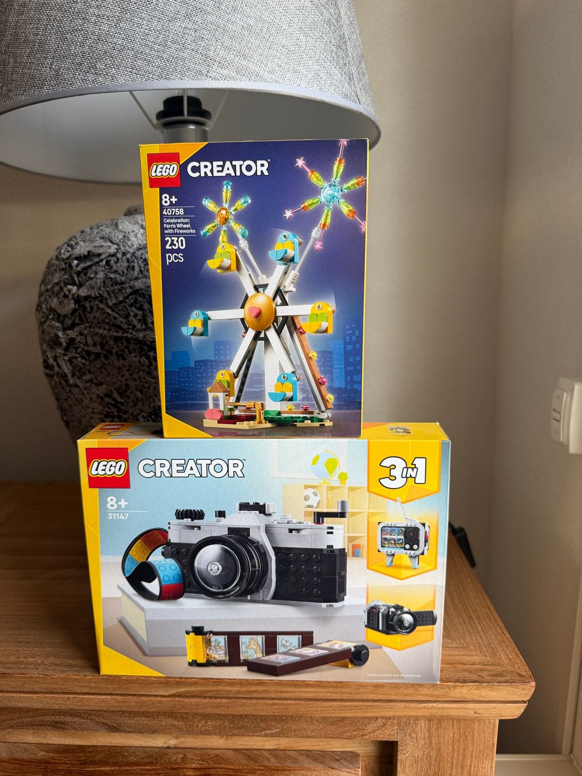 Nieuwe LEGO Creator 40758 Kermisattractie & 31147 Retro Came, Lego, Nieuw, Ophalen of Verzenden, Meerdere sets