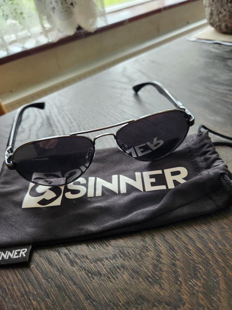 Sinner Santos Polarized SISU, Overige merken, Zonnebril, Zwart, Nieuw