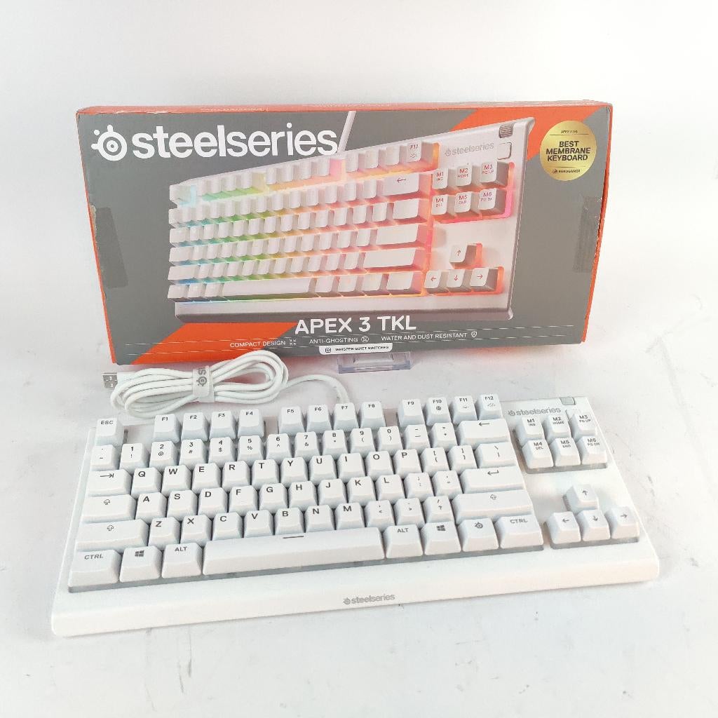 Steelseries Apex 3 TKL Toetsenbord in doos, Ophalen of Verzenden, Zo goed als nieuw, X, X