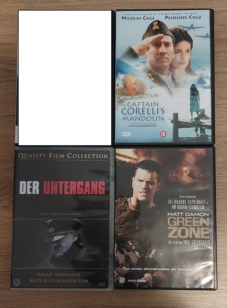 Oorlogsfilms, Vanaf 9 jaar, Ophalen of Verzenden, Zo goed als nieuw, Oorlog