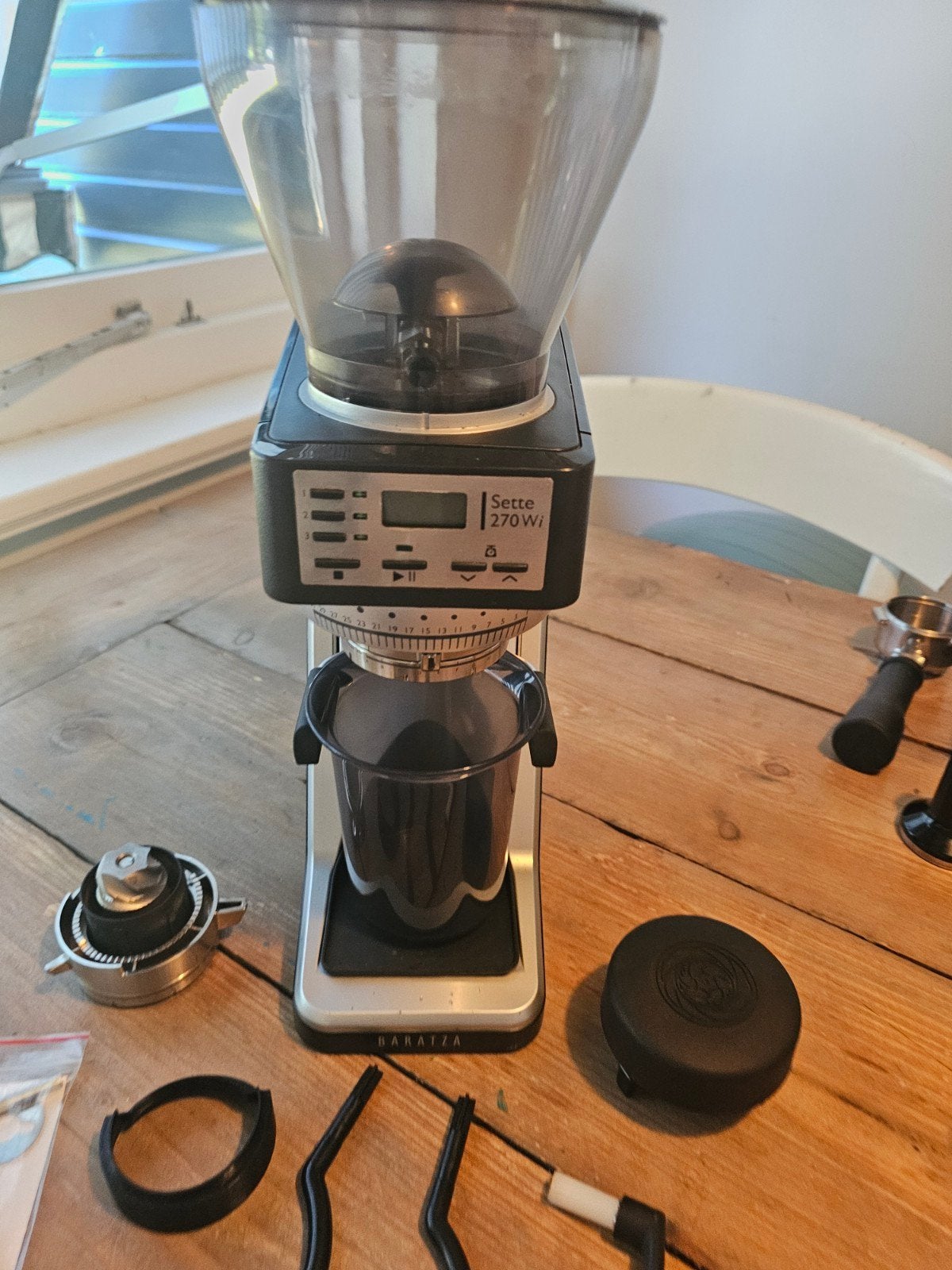 Baratza Sette 270Wi gereviseerd, extra maalwerk, Ophalen of Verzenden, Zo goed als nieuw, Baratza, Koffiemolen