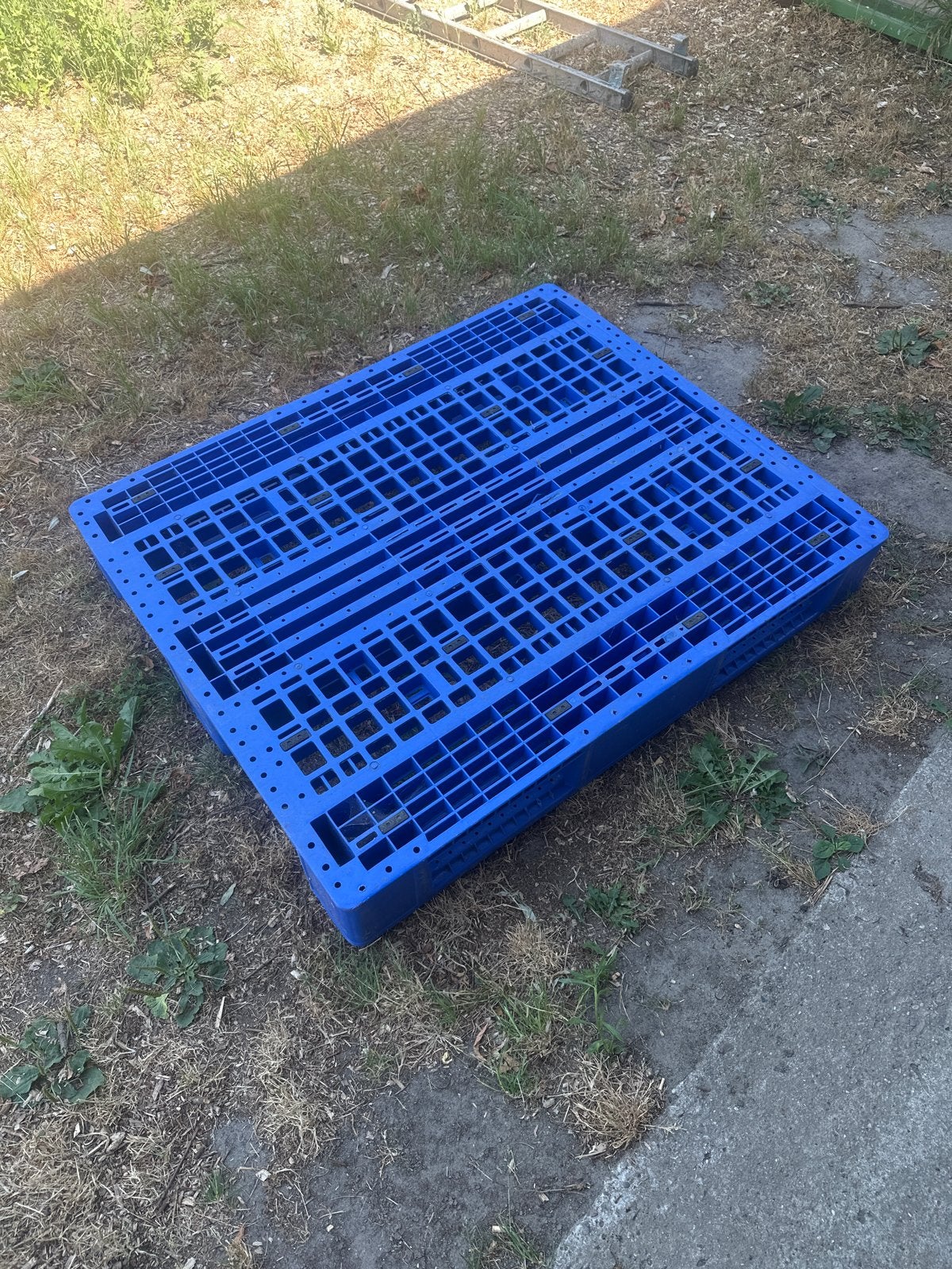 Kunststof Pallet 100x120 cm - Blauw, Ophalen, 100 cm of meer, 60 cm of meer, Overige typen
