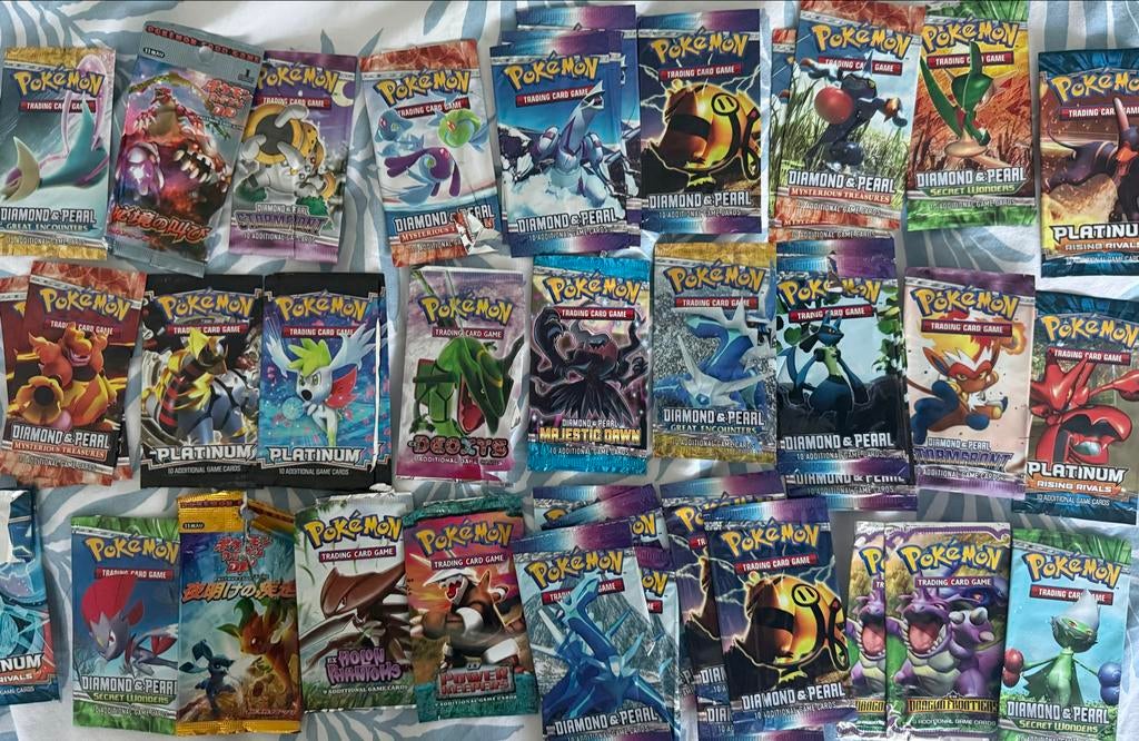 Grote collectie Pokémon Diamond & Pearl Booster Packs, Ophalen, Nieuw, Booster