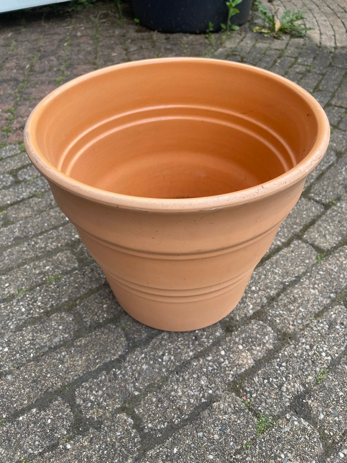 Terracotta bloempot 28cm, Tuin en Terras, Bloempotten, Gebruikt, Rond, Binnen, Minder dan 40 cm