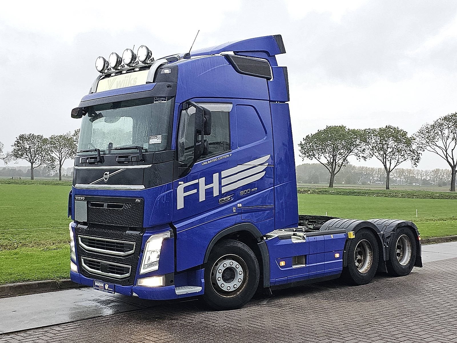 VOLVO FH 500 6x4 retarder, Auto's, Automaat, Euro 6, 510 pk, Blauw