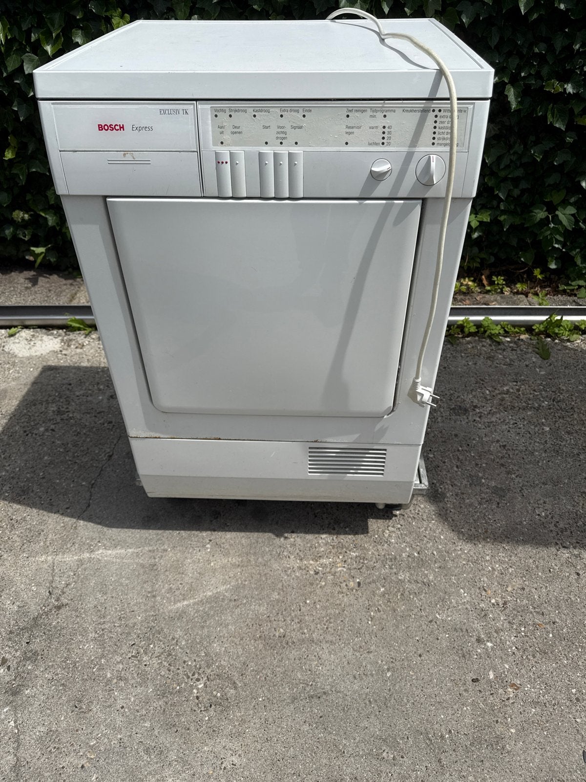 Defecte Bosch Exclusiv TK Express Wasdroger - Gebruikt, Witgoed en Apparatuur, Wasdrogers, Ophalen, 6 tot 8 kg, Gebruikt, Voorlader