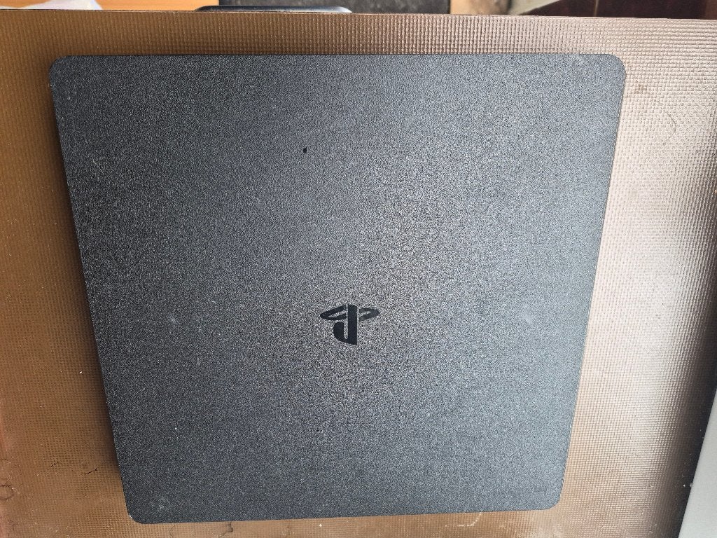 Playstation 4, met 1 controller, kabels,, Spelcomputers en Games, Spelcomputers | Sony PlayStation 4, Gebruikt, Slim, Met 1 controller