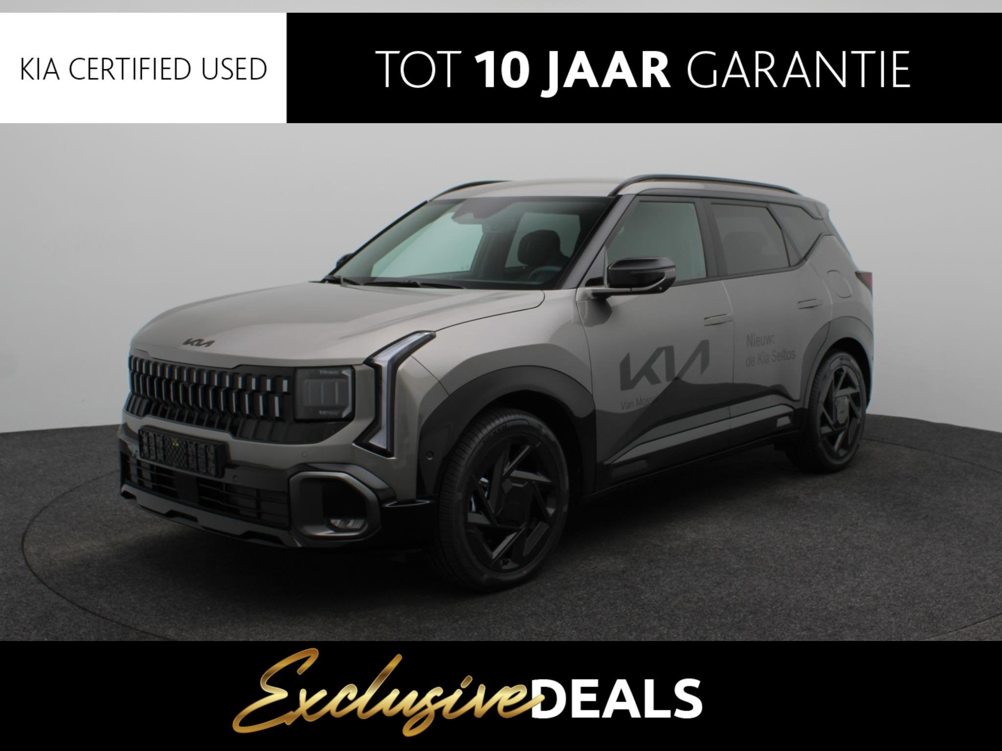 Kia Seltos 1.6 T-GDi Demo Edition Automaat | Leder | Stoelve, Auto's, 179 pk, Bedrijf, Hybride Elektrisch/Benzine, 1455 kg