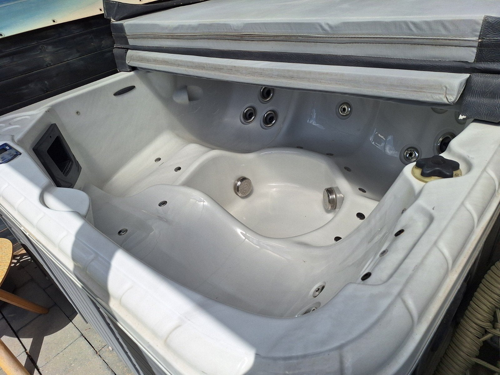 Jacuzzi 5 personen Spa Relax, Ophalen, Gebruikt, Trap, Vast