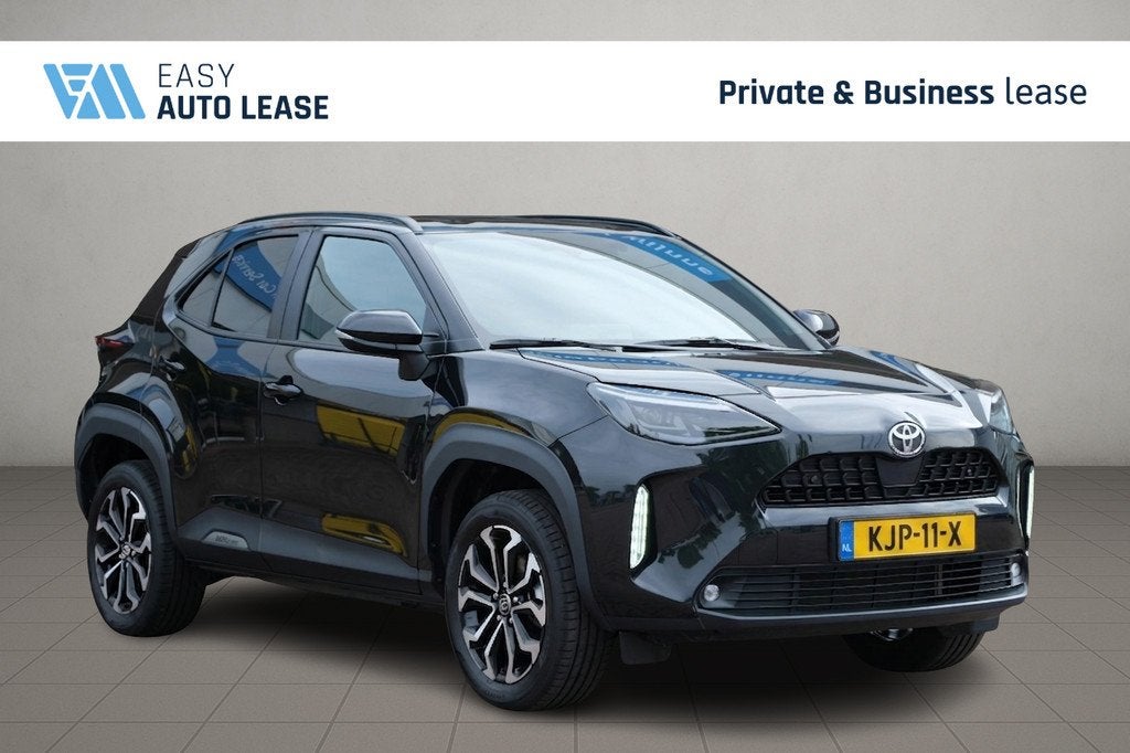 Toyota Yaris Cross 1.5 Hybrid 115pk CVT Dynamic | Comfort Pa, Stof, Gebruikt, 1165 kg, Zwart