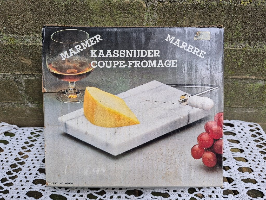 Marmeren Kaassnijder - Nieuw in doos, Overige typen, Nieuw, Ophalen of Verzenden, Wit