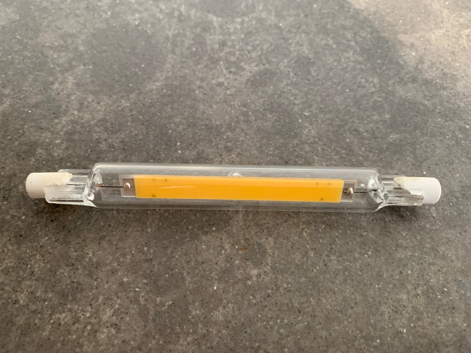 LED R7s lamp ter vervanging van halogeen - Warm Wit, Ophalen, Wit, Overige merken, Overige fittingen
