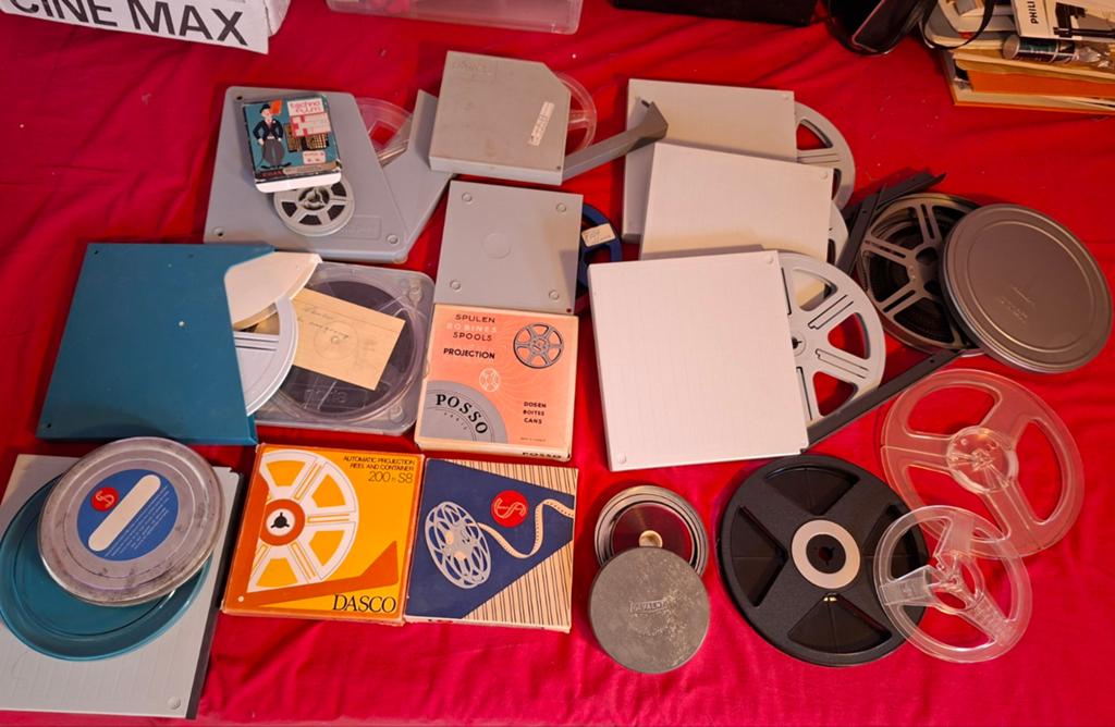 Lot vintage film spoelen. Smalfilm., Verzamelen, Fotografica en Filmapparatuur, Ophalen of Verzenden